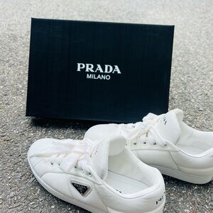 Prada padded nappa leather White Sneakers